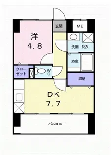 オーレオール【4階】の間取り