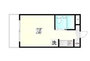 ハウス桂山【2階】の間取り