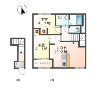 パラドール【2階】の間取り