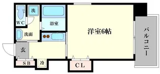 イディオス【4階】の間取り