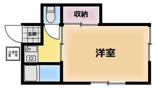 南坂コーポ【1階】の間取り