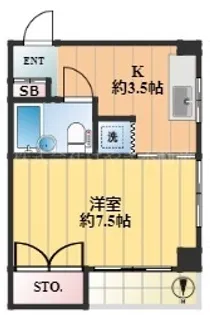 PATIO HASUNE【3階】の間取り