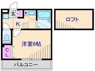 第五協栄ハイム【2階】の間取り