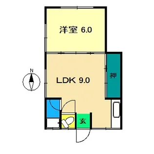 ジェミナス【3階】の間取り