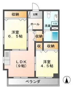 ゴールドライフマンション宇都宮【3階】の間取り
