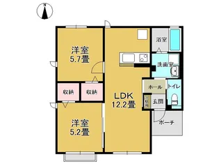 アリエッタ【1階】の間取り