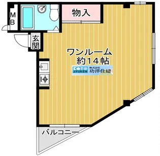 ライトオールツルミ【3階】の間取り