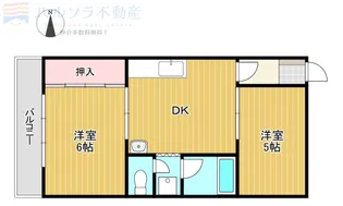GM藤田町WEST【3階】の間取り