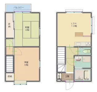 埼玉県新座市野火止4【一戸建】の間取り