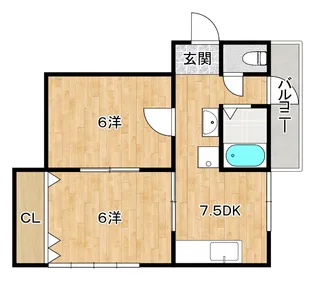 桜荘【2階】の間取り