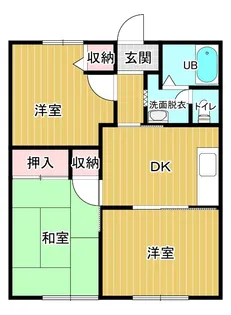 ファミール北内【2階】の間取り