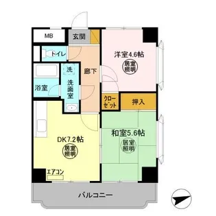 YRレジデンス【3階】の間取り