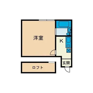 サンハイツ妻田A【1階】の間取り