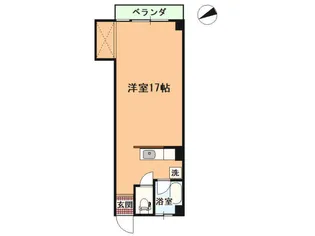 1Rの間取り画像