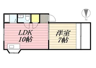 ロイヤルコーポ琴の浦II【3階】の間取り