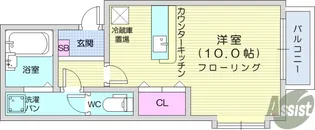 ハレ・ラウレア【2階】の間取り