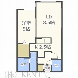 フォレストヒルズA【2階】の間取り
