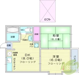 ブレーンK【2階】の間取り