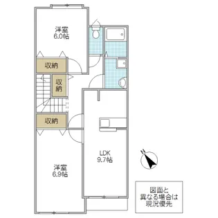 チェリーヒルズ【2階】の間取り