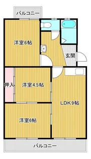 レジデンスひまわり【3階】の間取り