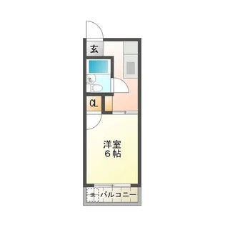 コーポサンタウン【3階】の間取り