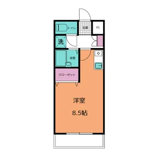 オレンジペコ【1階】の間取り