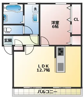 コートヒルN【1階】の間取り