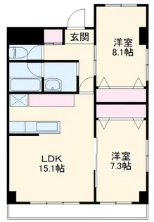 グランテージ東宿郷【2階】の間取り