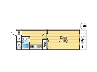 ビスタ泉町【弊社専任物件】【2階】の間取り