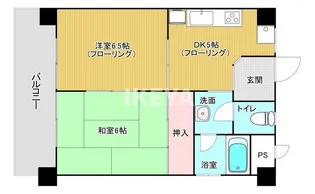 菅北ハイツ【5階】の間取り