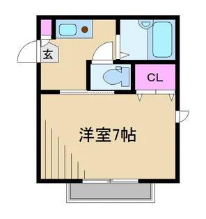 ペアコーポ【1階】の間取り