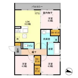 ルーチェ【2階】の間取り