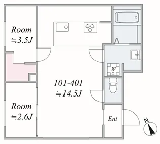 trias237【4階】の間取り