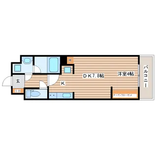 THE loT Haranomachi β【1階】の間取り