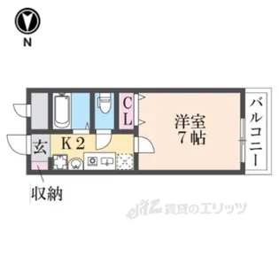 アルビーコート【3階】の間取り