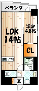 クルーズ レーヌ【3階】の間取り