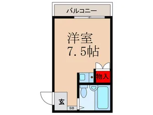 上中マンション美園【3階】の間取り