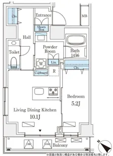 オーパスレジデンス南青山【6階】の間取り