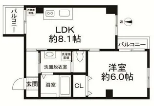 東京都墨田区本所2【マンション】の間取り
