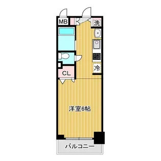 プレサンス神戸プレシャス【2階】の間取り