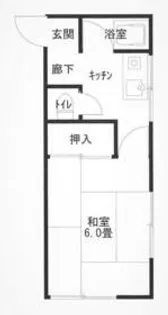 高田アパート【2階】の間取り