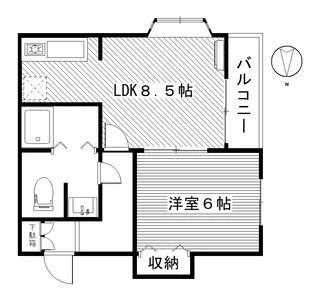 チェリーボブ【1階】の間取り