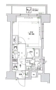 スパシエジーベック亀戸【12階】の間取り