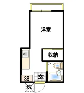 コーポサカエ【1階】の間取り