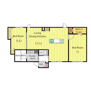 アルプ【1階】の間取り