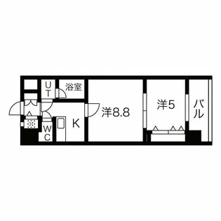 大阪府大阪市浪速区浪速東2【マンション】の間取り