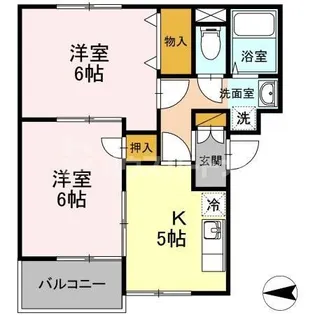 トリヴァンベール蓮根【3階】の間取り