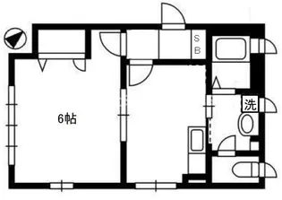ビエナ赤坂【2階】の間取り