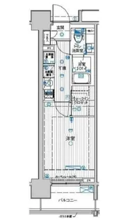 ル・リオン豊洲ウォーターフロント【10階】の間取り