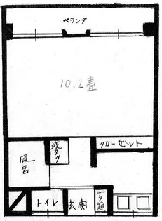静宏荘1号館【4階】の間取り